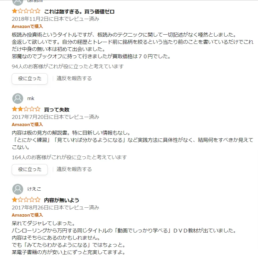 Bコミ書籍の口コミ